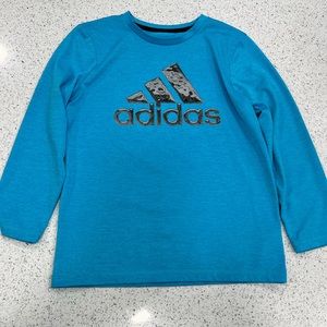 Teal Adidas Top